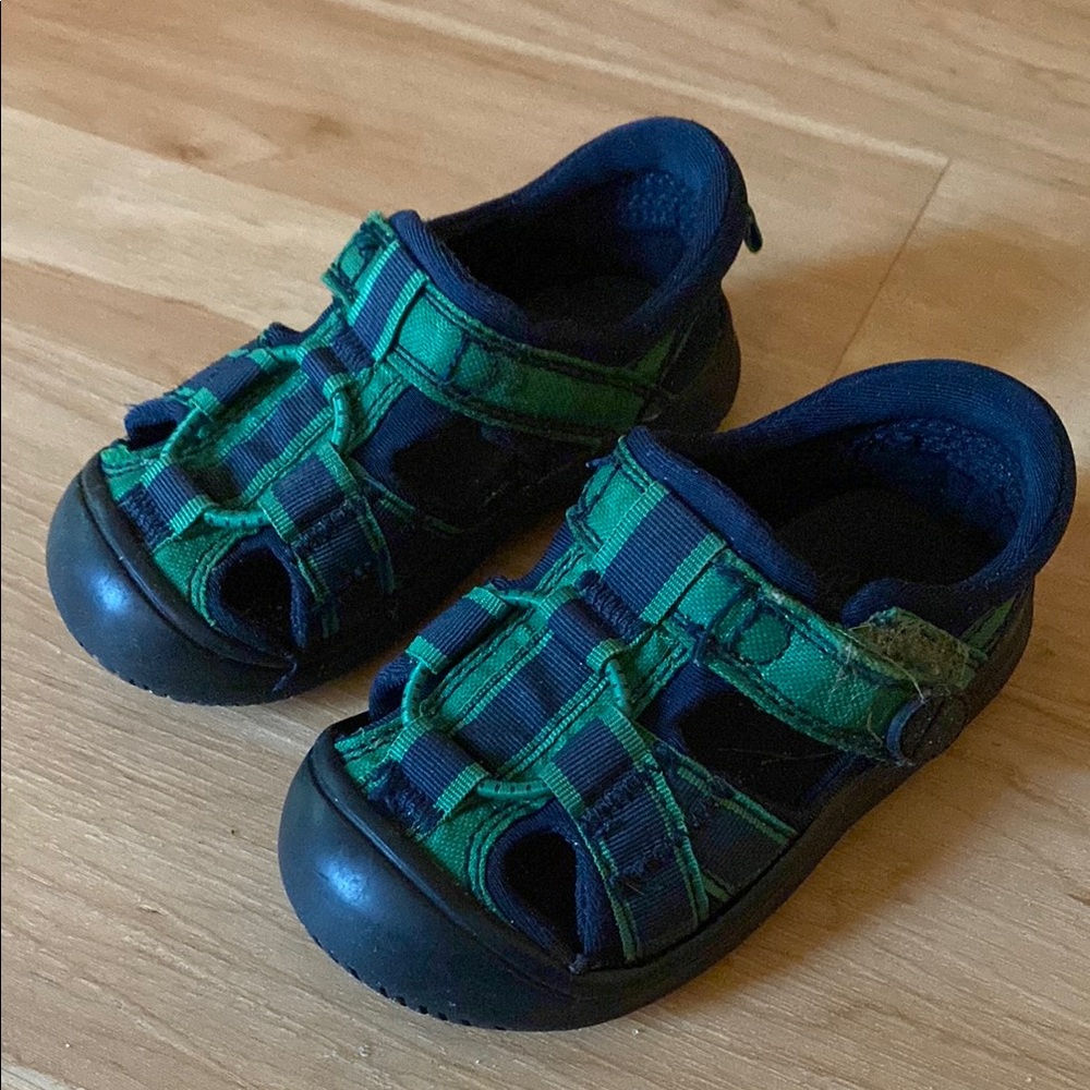 Kids Green and Blue Sandals